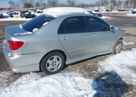 2003 Toyota Corolla S из США, поврежденный, VIN 1NXBR38E93Z086014